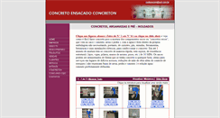 Desktop Screenshot of concretoensacado.com.br