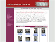 Tablet Screenshot of concretoensacado.com.br